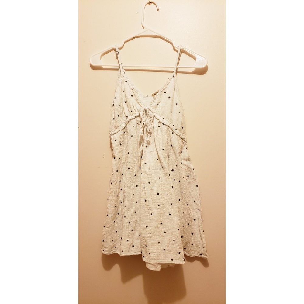 Distressed Star Print Mini Sundress